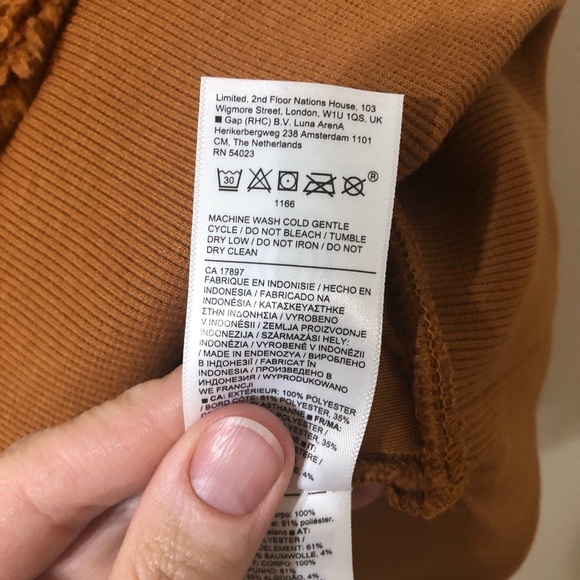 NWT Athleta Tugga Sherpa Hoodie in Cattail Brown - Size XXS - Picture 9 of 9